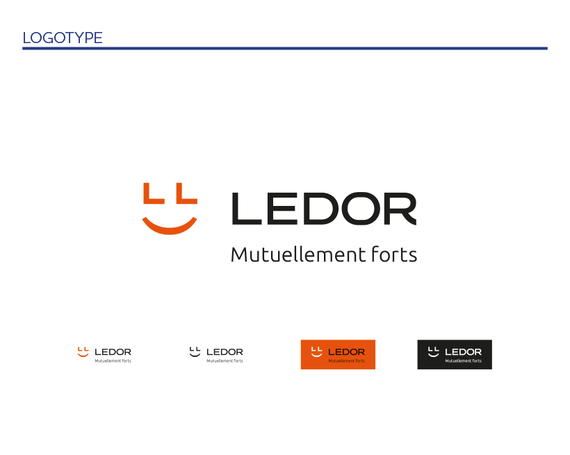 Logotype Ledor Bleuoutremer